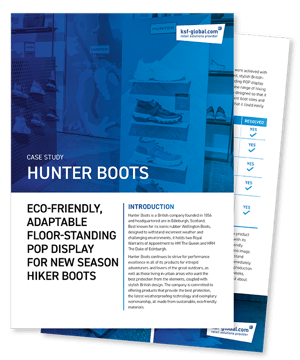 Case Study: Eco-Friendly POP Display for Hunter Boots