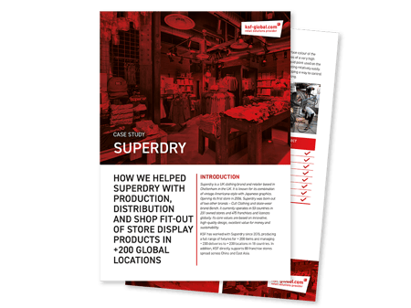 Superdry case study fanned out image
